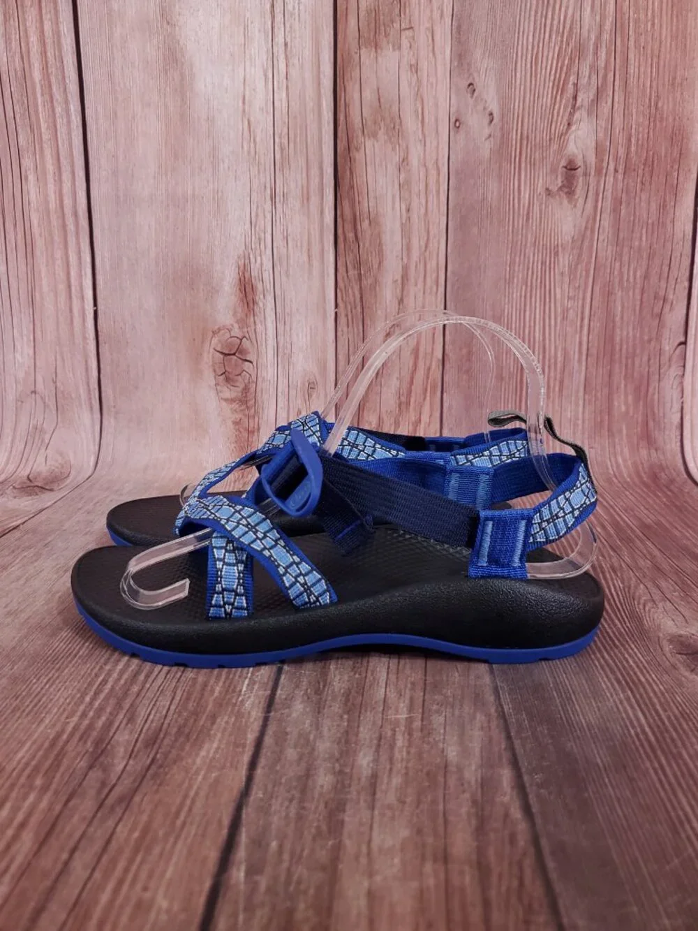 Chaco Kids Size 6 Z/1 Ecotread Swell Eclipse Sandals Blue Strappy Water Shoes